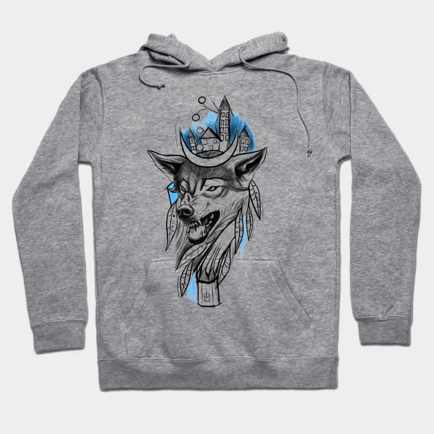 Wolf Hoodie by TattooShirts